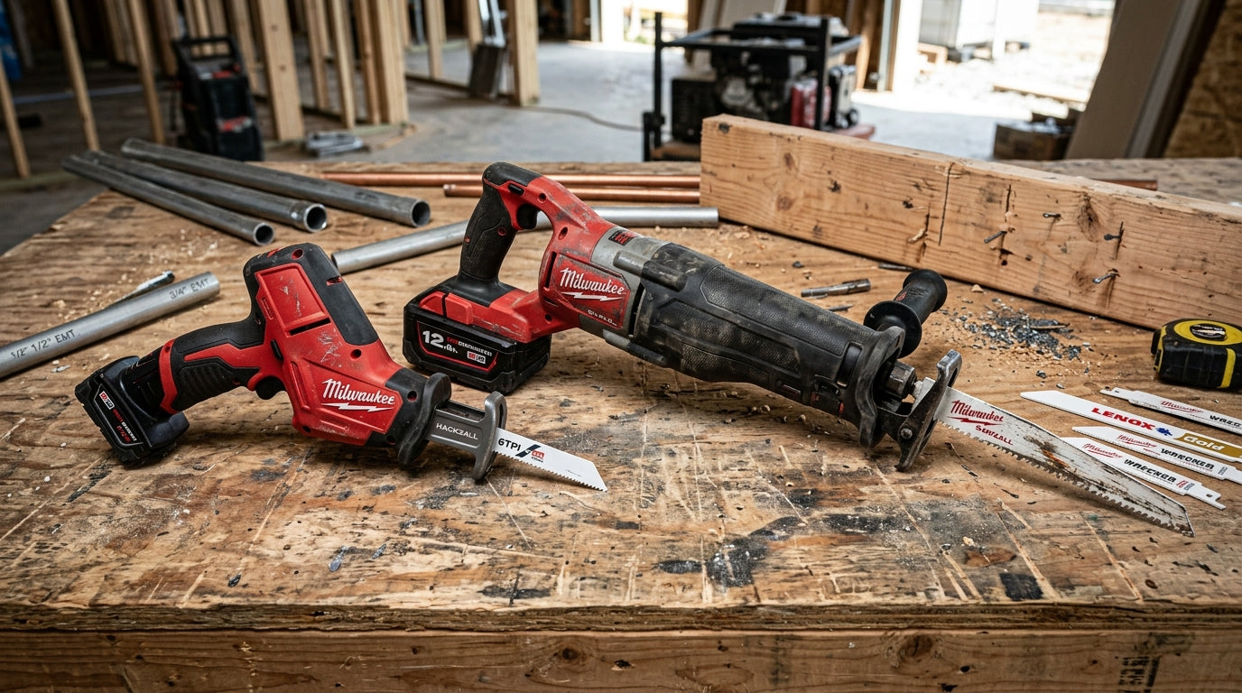Hackzall vs Sawzall: Which Reciprocating Saw Fits the Job - Value Tools Co