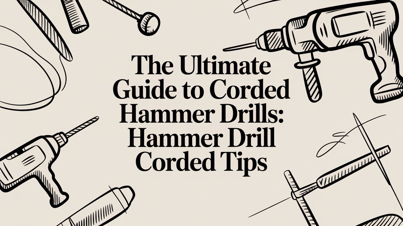Corded Hammer Drills: The Ultimate Buyer's Guide for Contractors & Pros