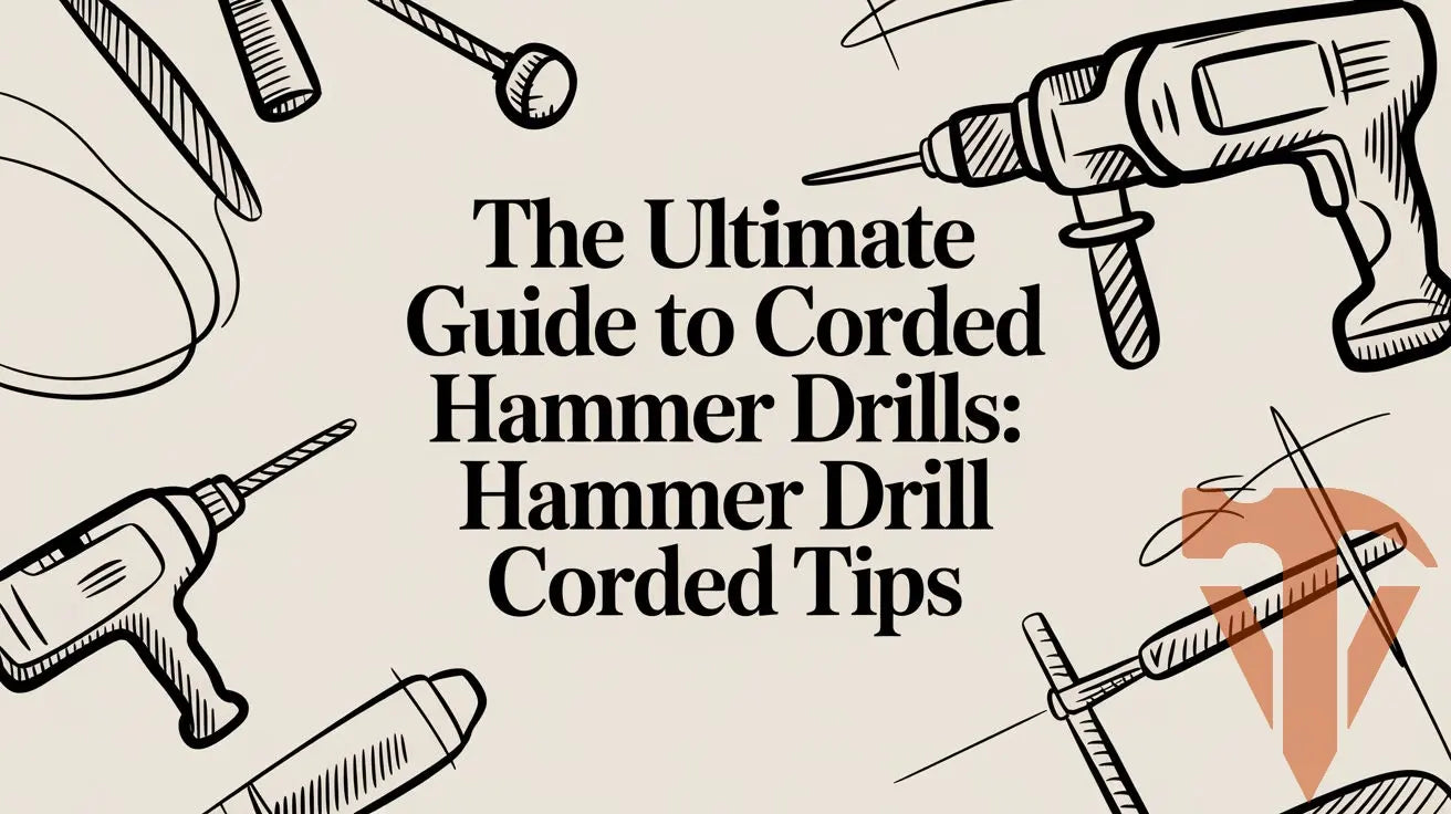 Corded Hammer Drills: The Ultimate Buyer's Guide for Contractors & Pros Value Tools Co