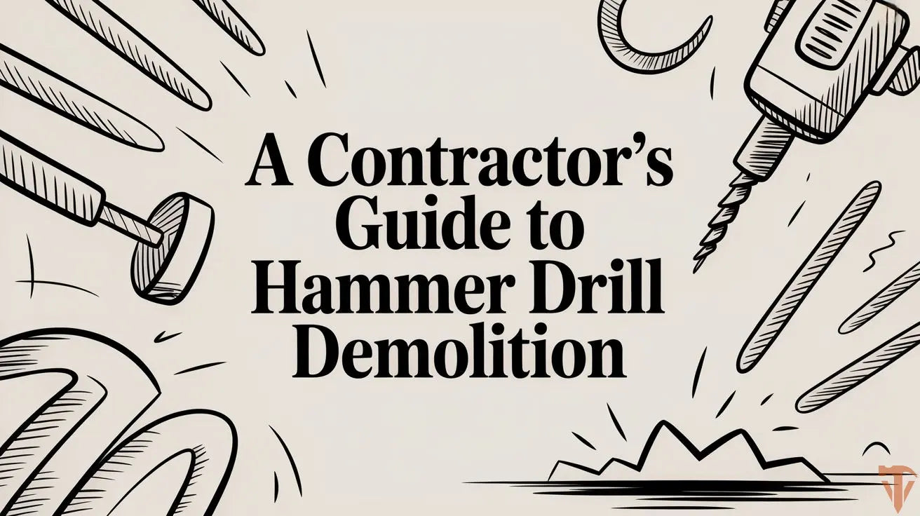 A Contractor's Guide to Hammer Drill Demolition for 2026 Value Tools Co