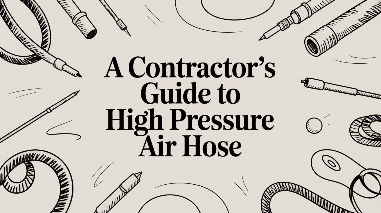 Choosing the Best High Pressure Air Hose: A Contractor's Field Guide