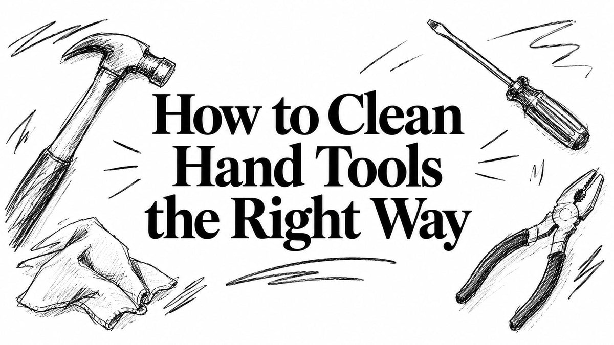 How to Clean Hand Tools the Right Way