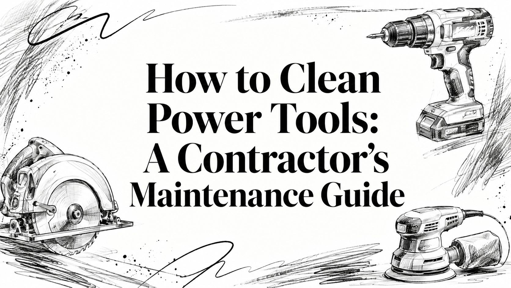 How to Clean Power Tools: A Contractor's Maintenance Guide
