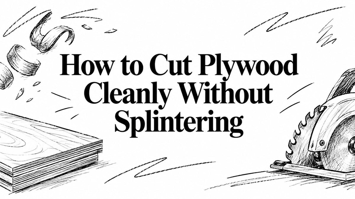 How to Cut Plywood Cleanly Without Splintering
