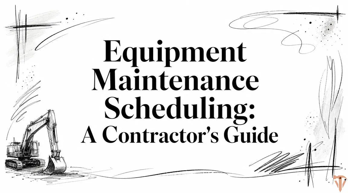 Equipment Maintenance Scheduling: A Contractor's Guide Value Tools Co