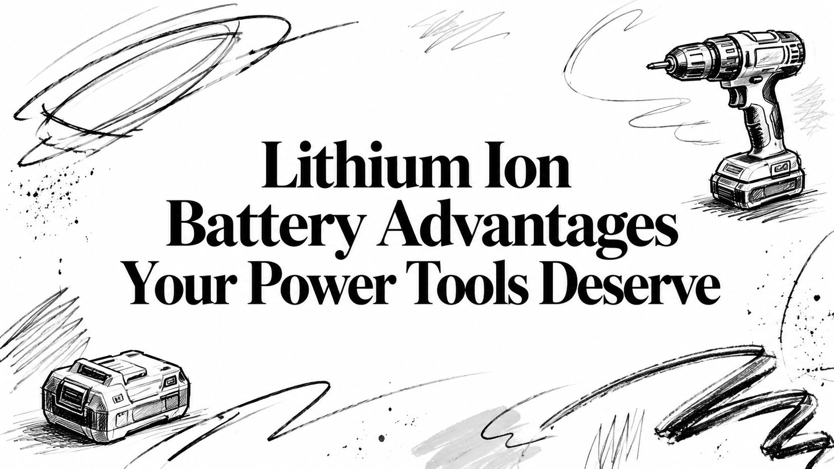 Lithium Ion Battery Advantages Your Power Tools Deserve