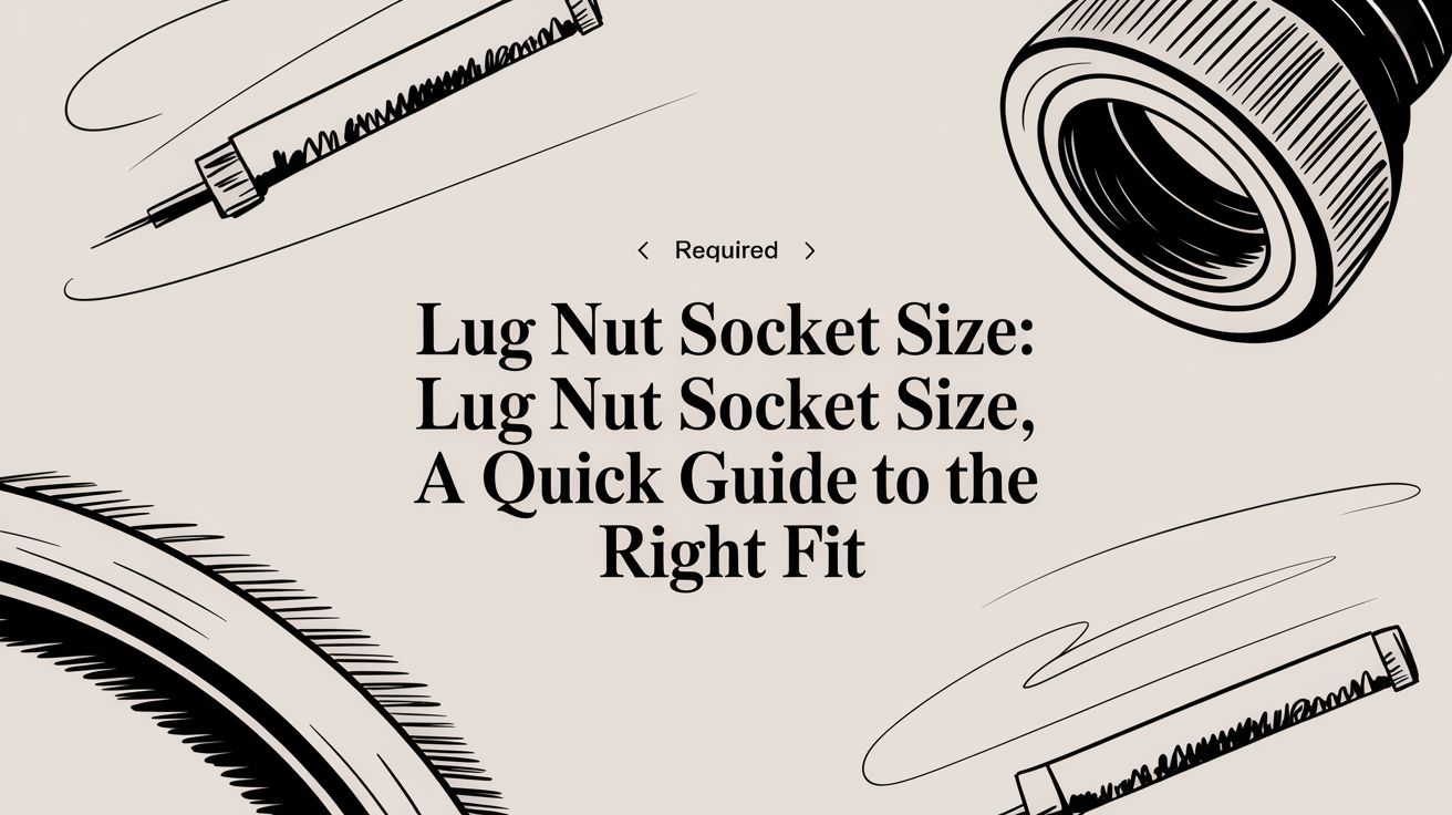 The Ultimate Guide to Lug Nut Socket Size for Pros and DIYers