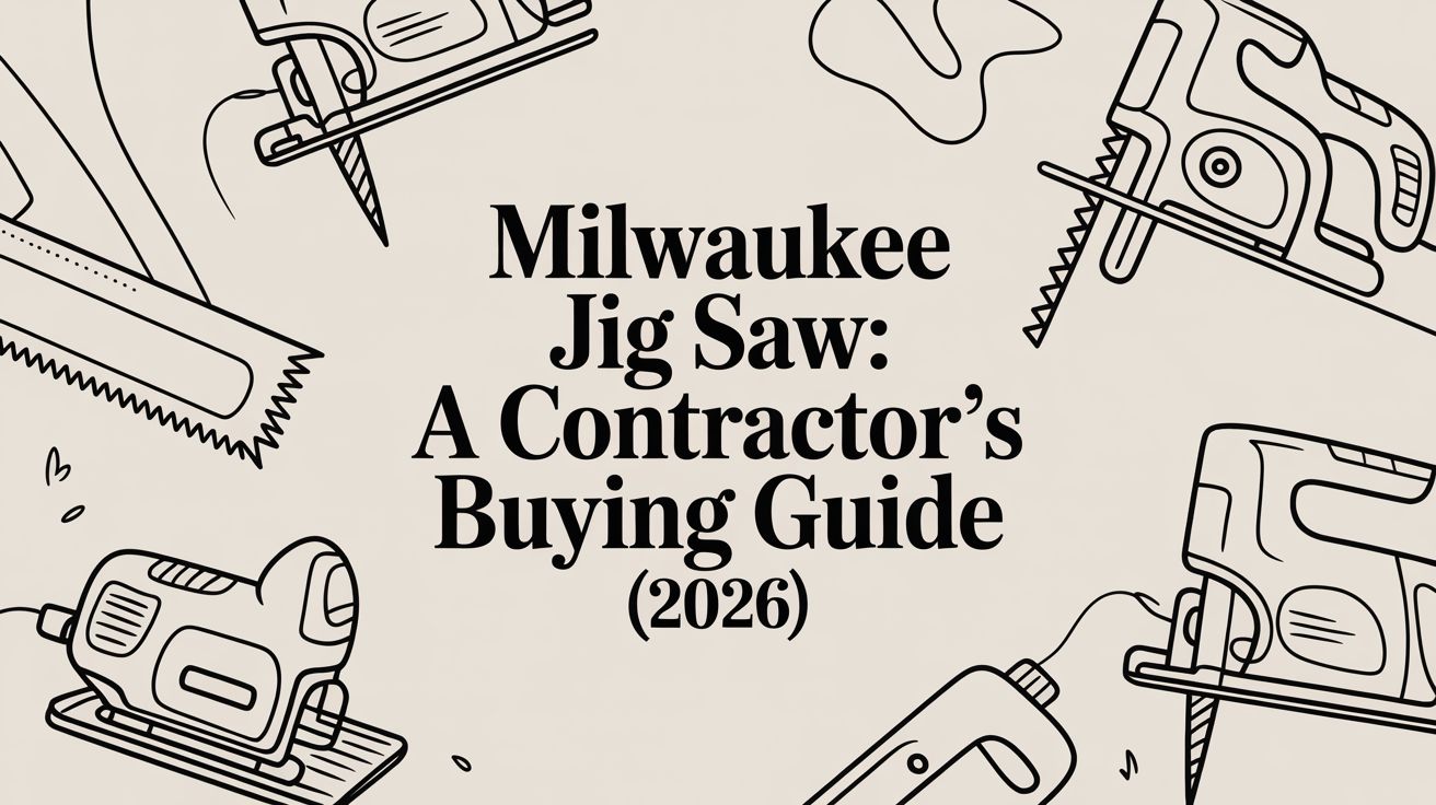 Milwaukee Jig Saw: A Contractor's Buying Guide (2026)