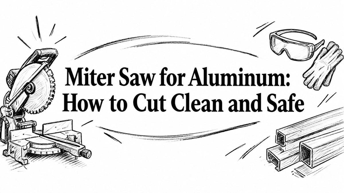Miter Saw for Aluminum: How to Cut Clean and Safe