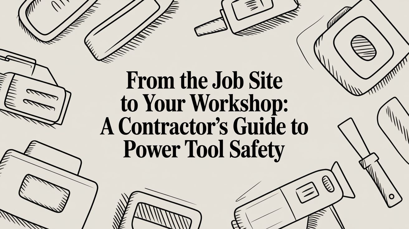 From the Job Site to Your Workshop: A Contractor's Guide to Power Tool Safety