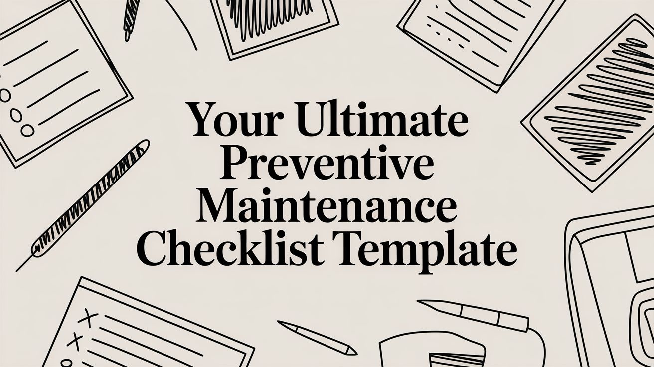 Your Ultimate Preventive Maintenance Checklist Template