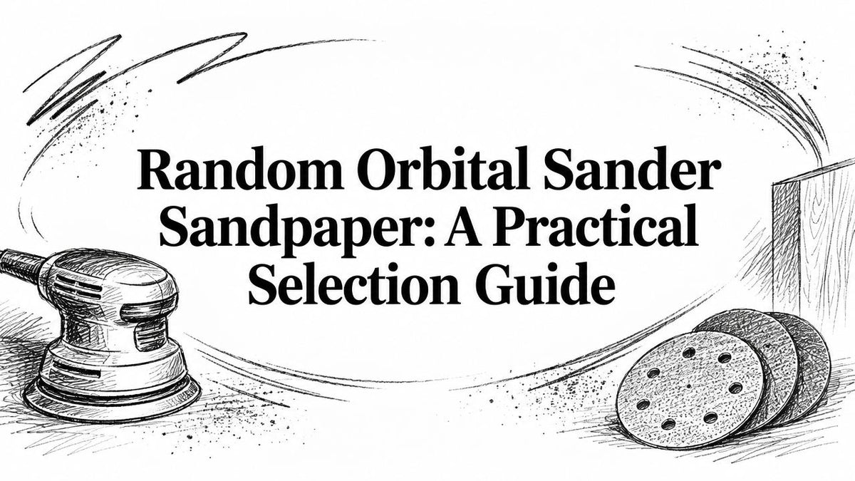 Random Orbital Sander Sandpaper: A Practical Selection Guide