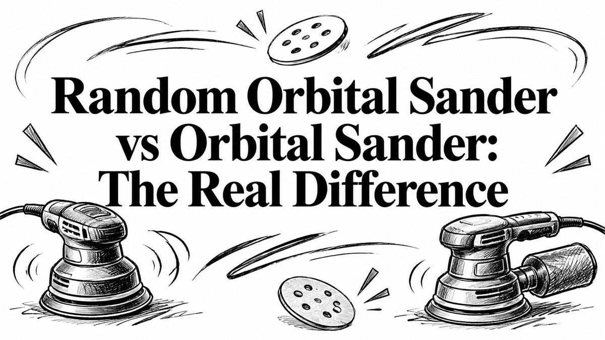 Random Orbital Sander vs Orbital Sander: The Real Difference