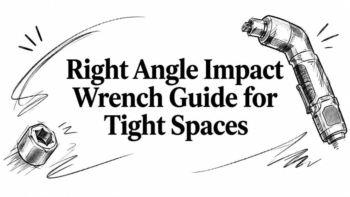 Right Angle Impact Wrench Guide for Tight Spaces