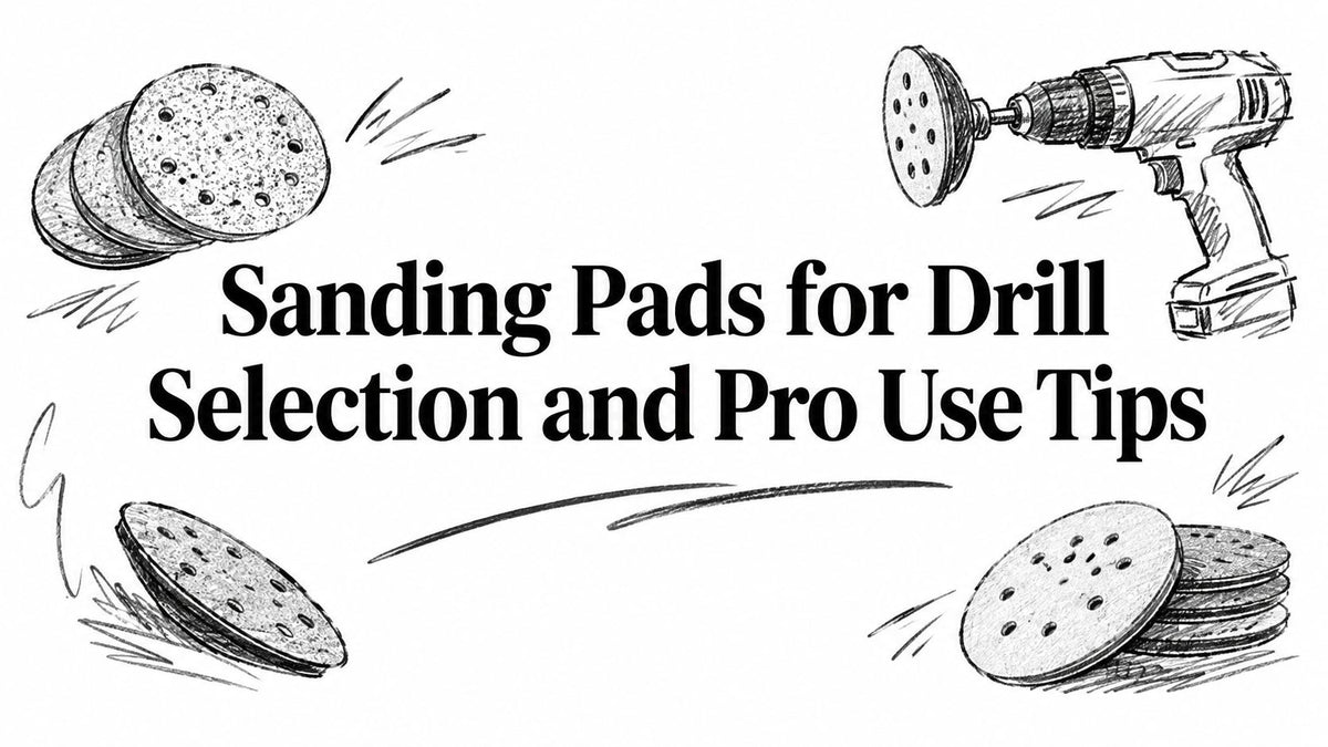 Sanding Pads for Drill Selection and Pro Use Tips