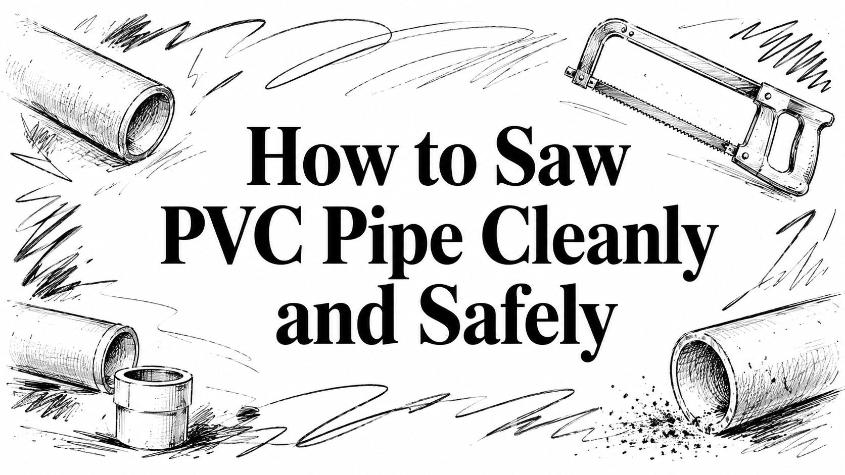 How to Saw PVC Pipe Cleanly and Safely