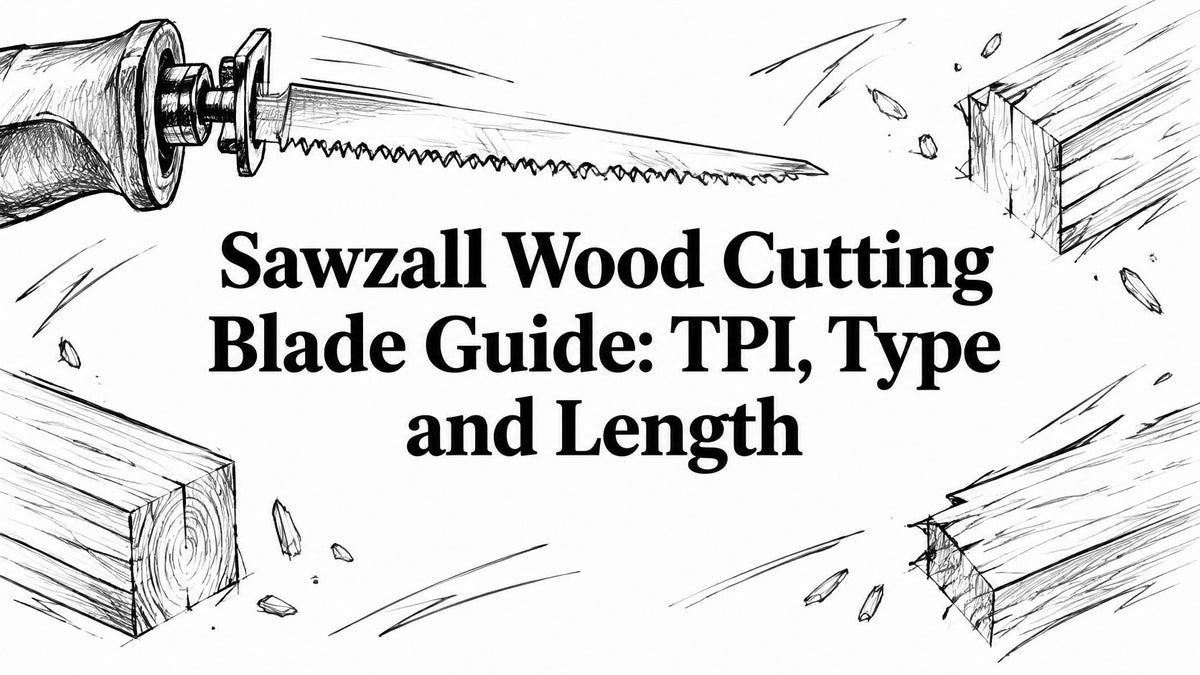 Sawzall Wood Cutting Blade Guide: TPI, Type and Length