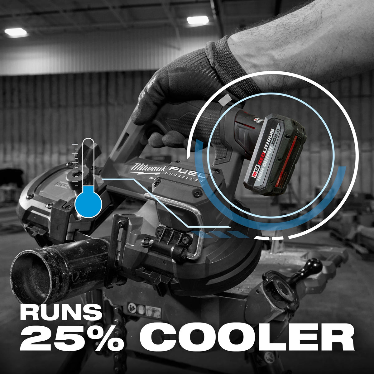 Milwaukee 48-11-2450 M12 REDLITHIUM HO XC5.0 Battery Pack
