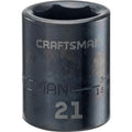 CRAFTSMAN Metric 1/2-in Drive 21mm 6-Point Impact Socket