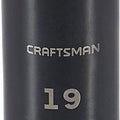 CRAFTSMAN Metric 3/8-in Drive 19mm 6-Point Impact Socket