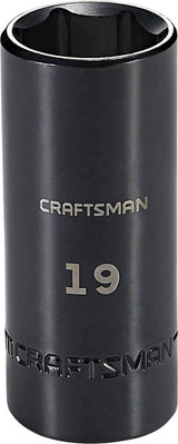 CRAFTSMAN Metric 3/8-in Drive 19mm 6-Point Impact Socket