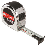 CRAFTSMAN CHROME 26-ft Tape Measure CRAFTSMAN