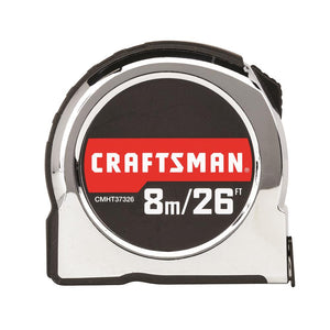 CRAFTSMAN CHROME 26-ft Tape Measure CRAFTSMAN