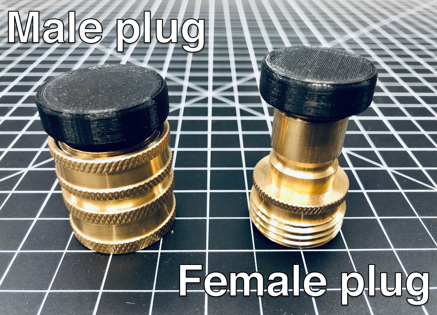 DribbleStopper Plug for Pressure Washer & Garden Hose Quick Disconnect Fittings Stubby Nozzle Co.