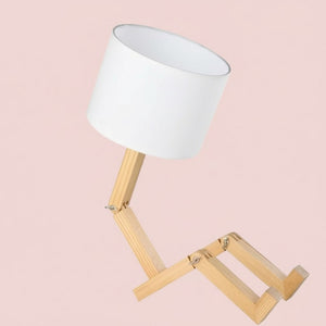 Creative Shape-Changing Wooden Lamp – Foldable Modern Desk Light for Bedroom, Study & Living Room 2Dropme