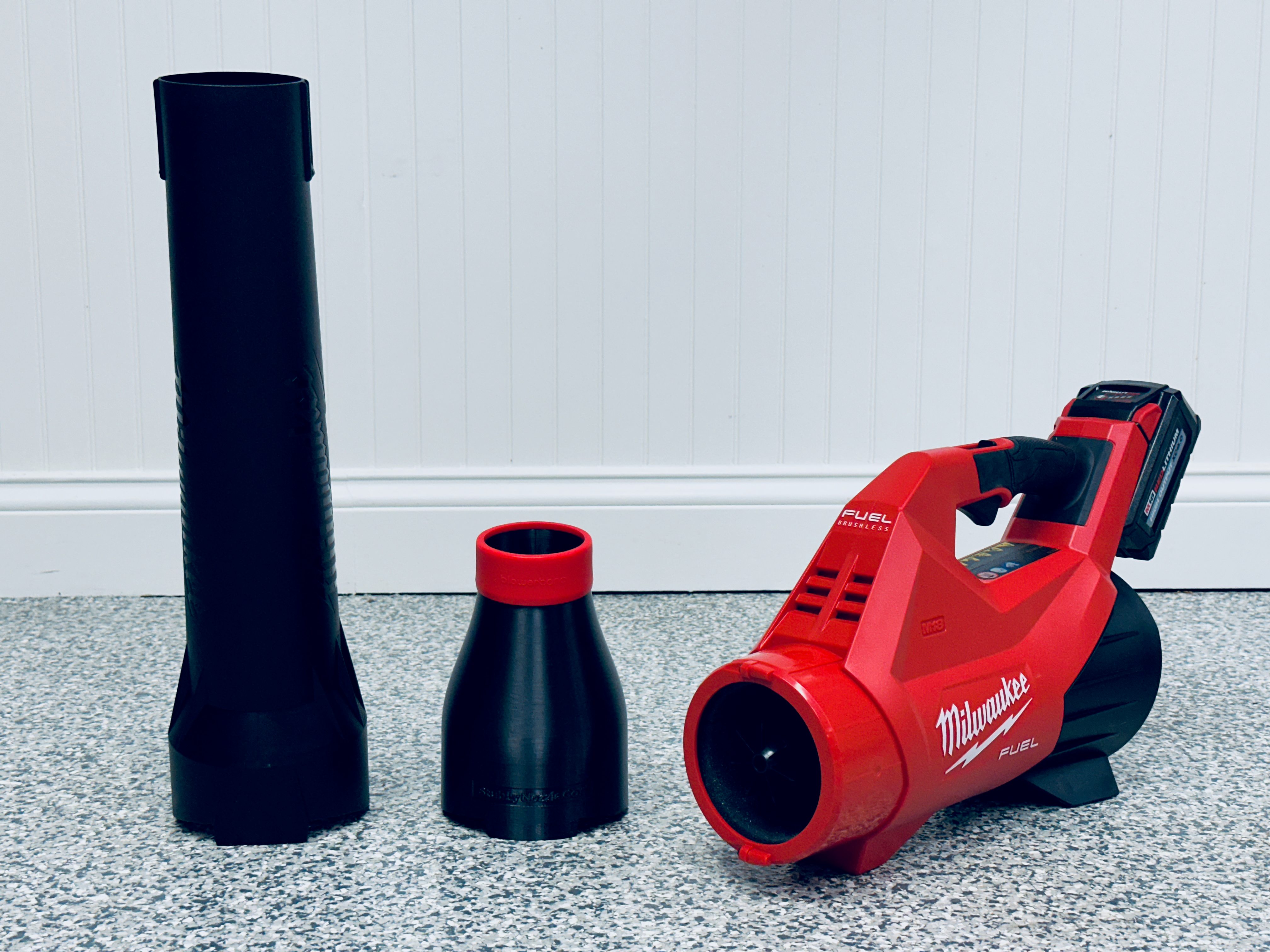 STUBBY® Car Drying Nozzle for Milwaukee M18 FUEL Gen III Single Battery Leaf Blower (3017-20) Stubby Nozzle Co.
