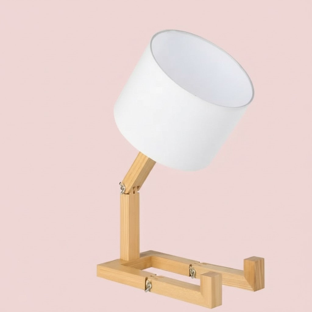 Creative Shape-Changing Wooden Lamp – Foldable Modern Desk Light for Bedroom, Study & Living Room 2Dropme