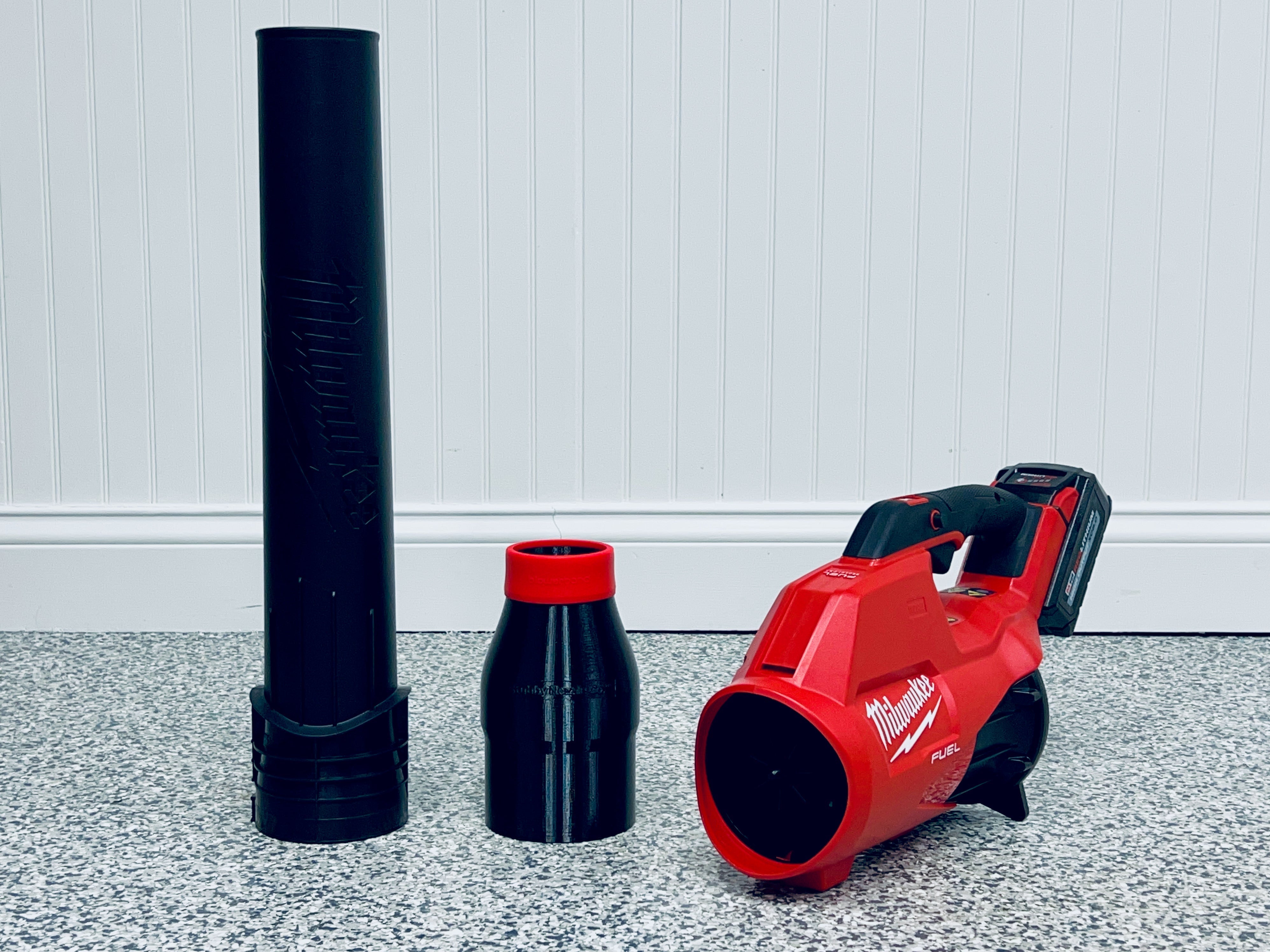 STUBBY® Car Drying Nozzle for Milwaukee M18 FUEL Gen I & II Single Battery Leaf Blowers (2724-20 & 2728-20) Stubby Nozzle Co.