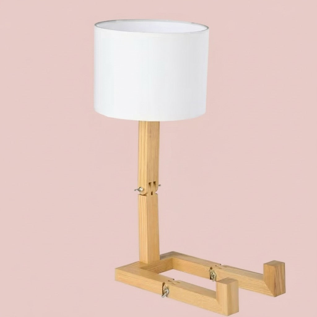Creative Shape-Changing Wooden Lamp – Foldable Modern Desk Light for Bedroom, Study & Living Room 2Dropme