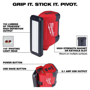 Milwaukee M12 12V Cordless Screwdriver, Ratchet &amp; Light Combo Kit (3-Tool)