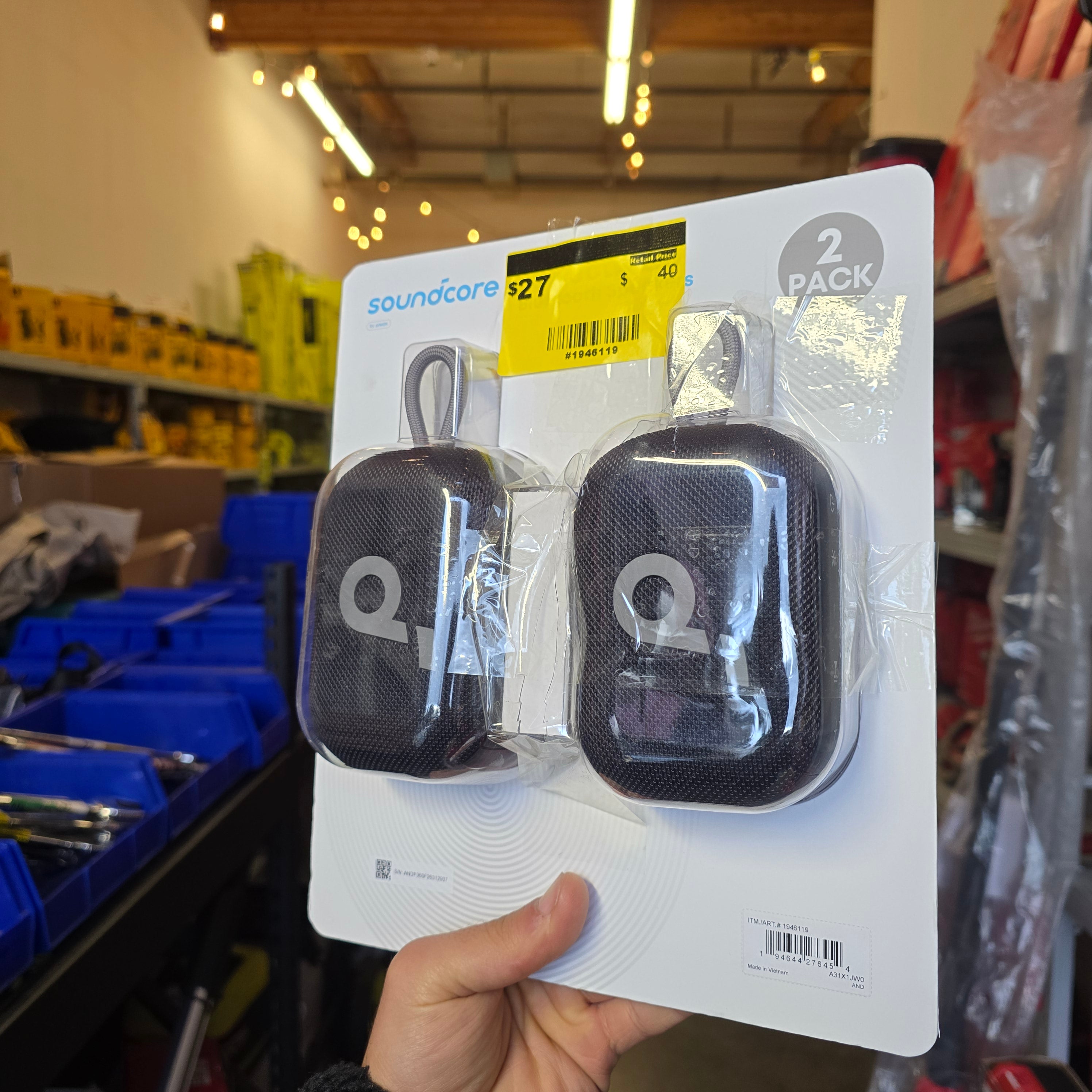 Soundcore Select 4 Go Bluetooth Speaker by Anker, 2-pack Bundle