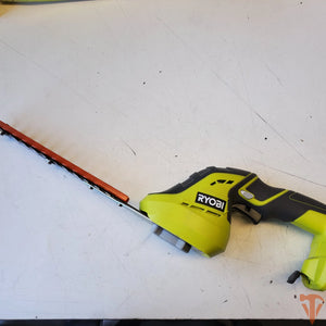 RYOBI ONE+ 18V Cordless Grass Shear and Shrubber Trimmer (Tool Only) – Open Box, Barely Used RYOBI