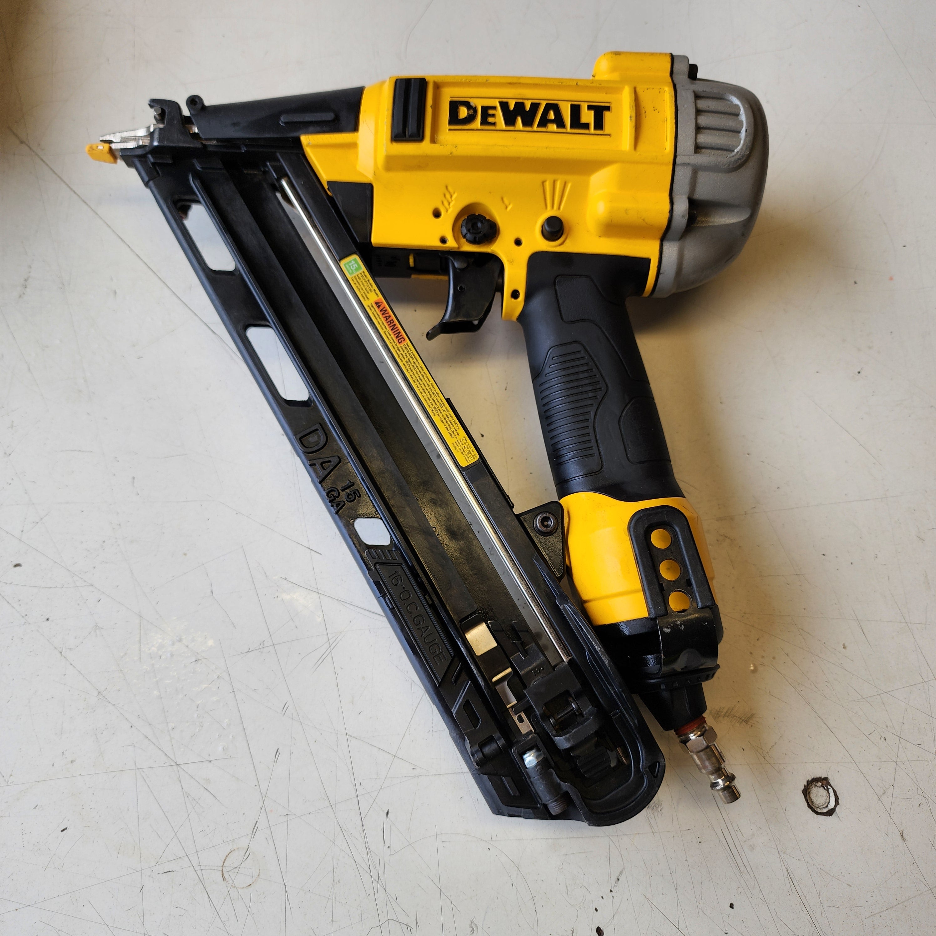 DeWalt DWFP72155 15 gauge nail gun for woodworking projects