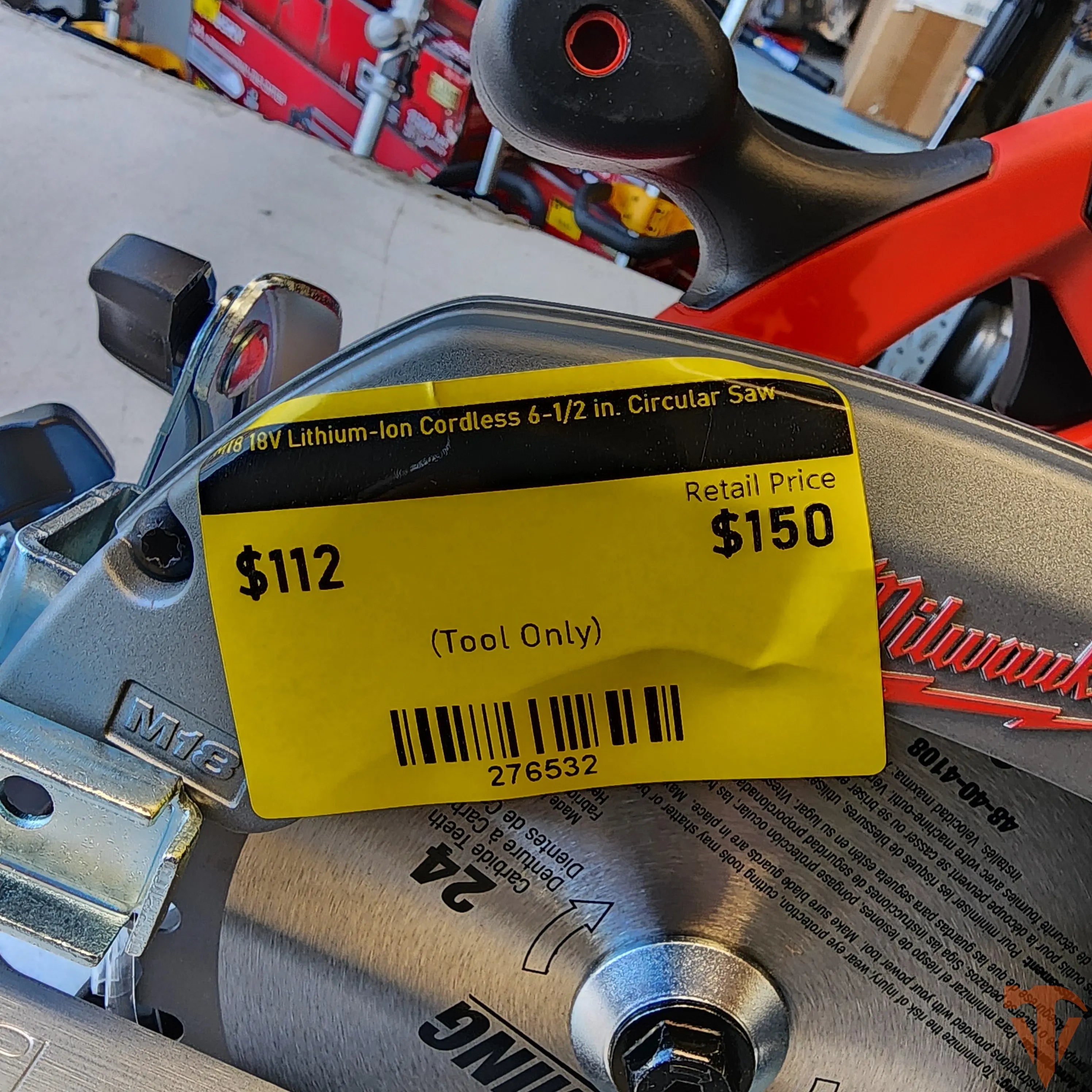 Milwaukee M18 18V Lithium-Ion Cordless 6-1/2 in. C #condition_open-box