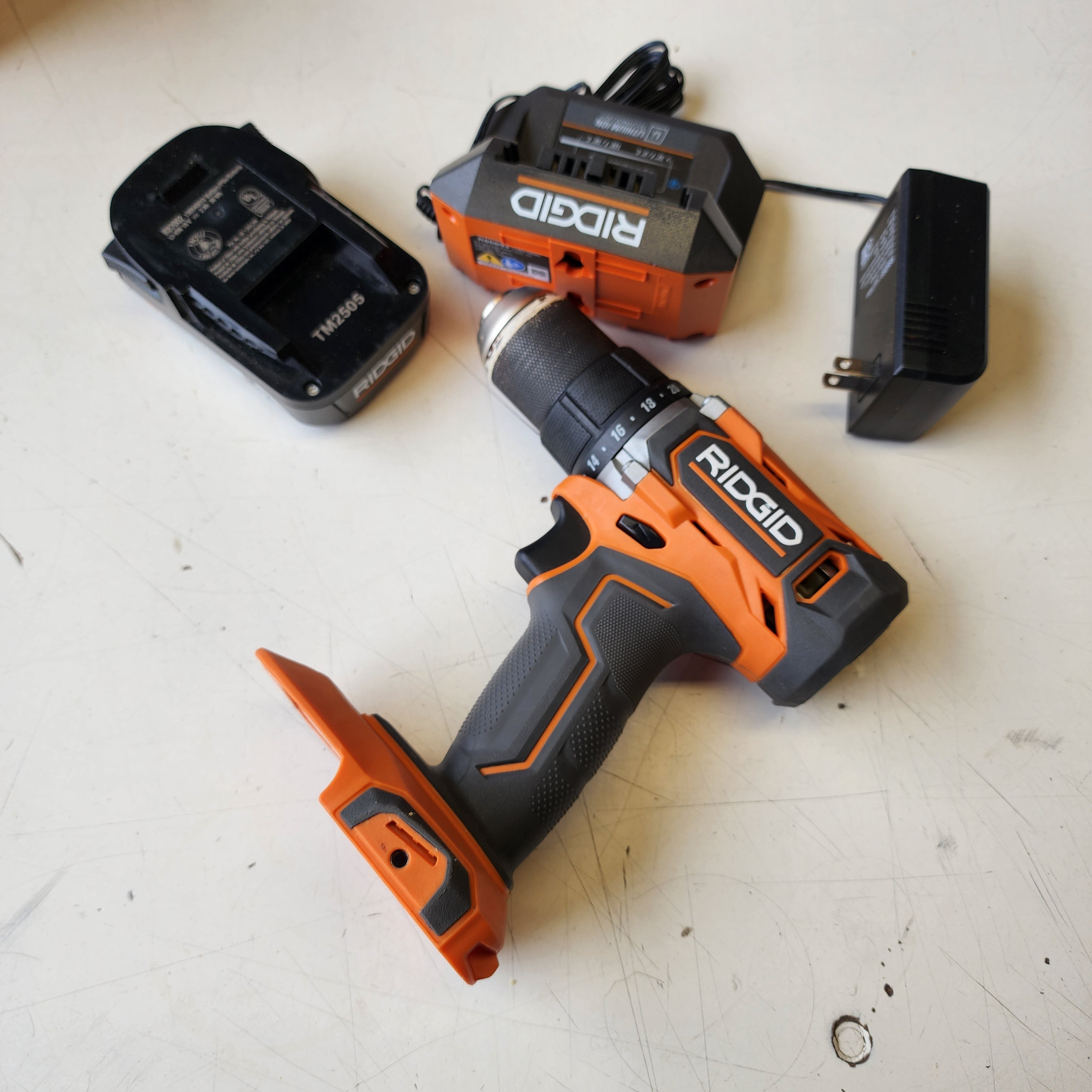RIDGID 18V Cordless 1/2 in. Drill/Driver Kit with  #condition_open-box