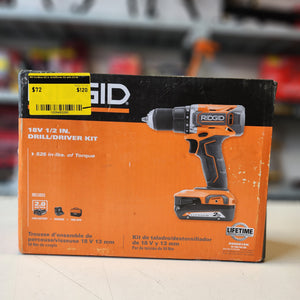 RIDGID 18V Cordless 1/2 in. Drill/Driver Kit with  #condition_open-box