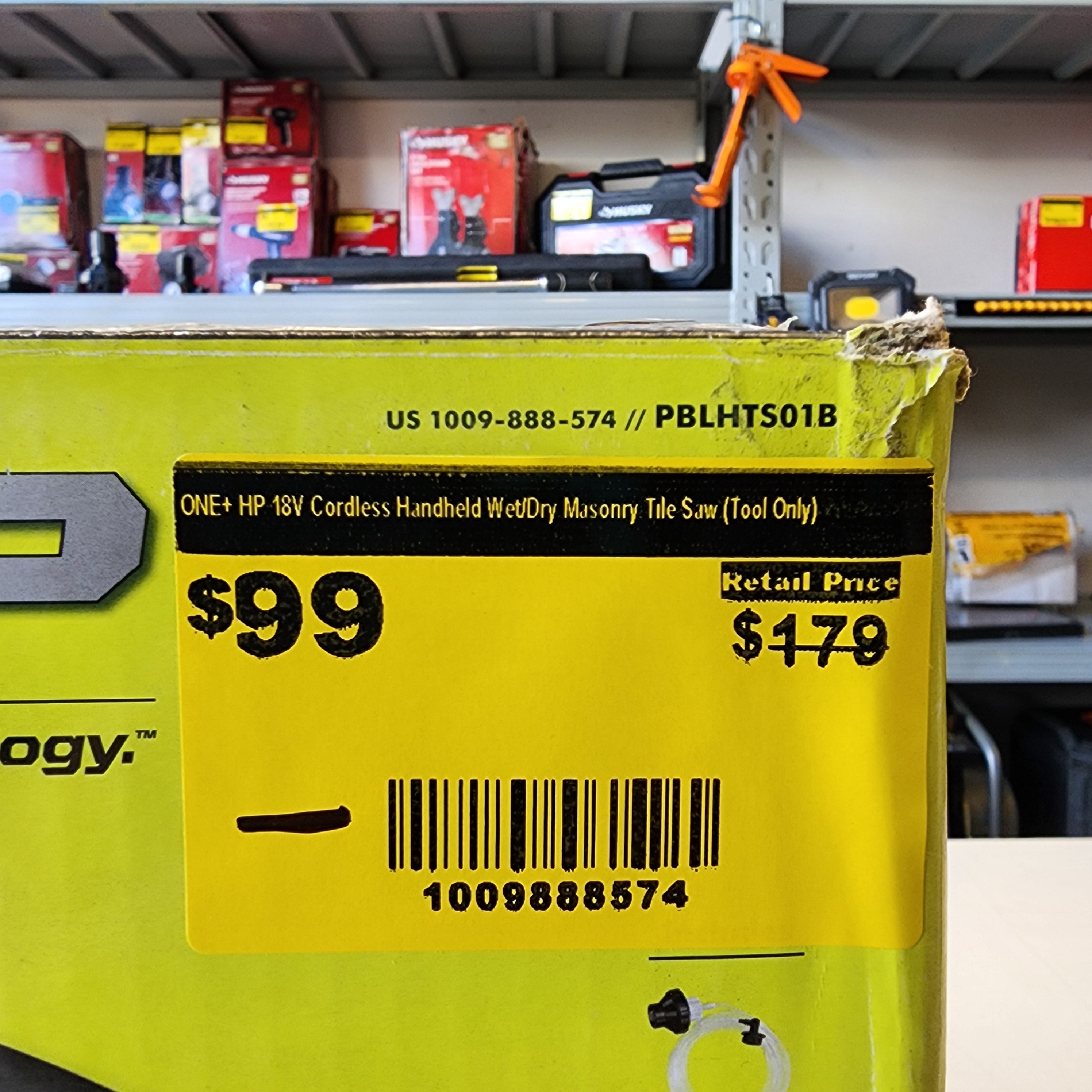 RYOBI ONE+ HP 18V Cordless Handheld Wet/Dry Masonr #condition_open-box