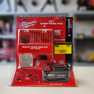 Milwaukee M18 battery and charger set for cordless tools