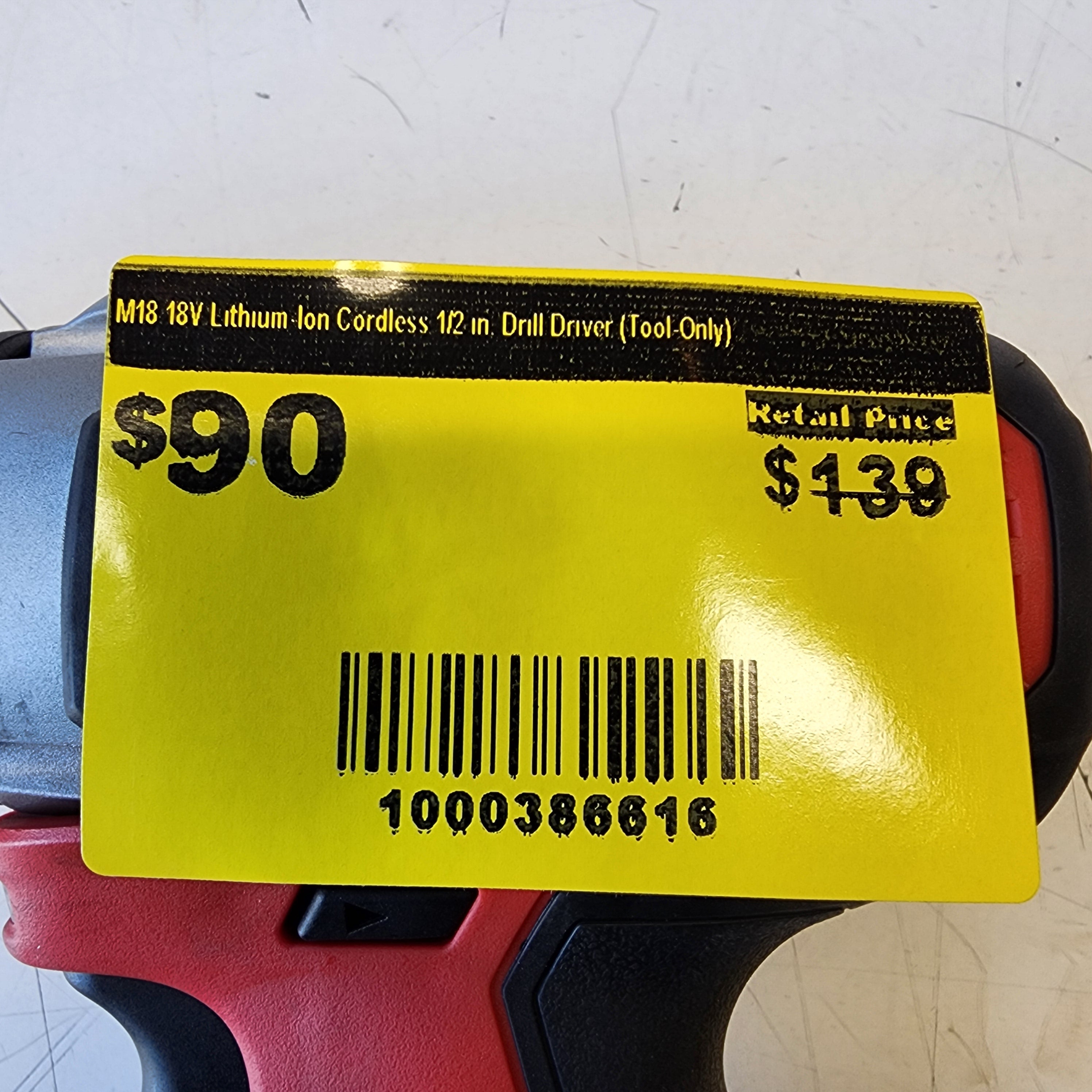 Milwaukee M18 18V Lithium-Ion Cordless 1/2 in. Dri #condition_open-box