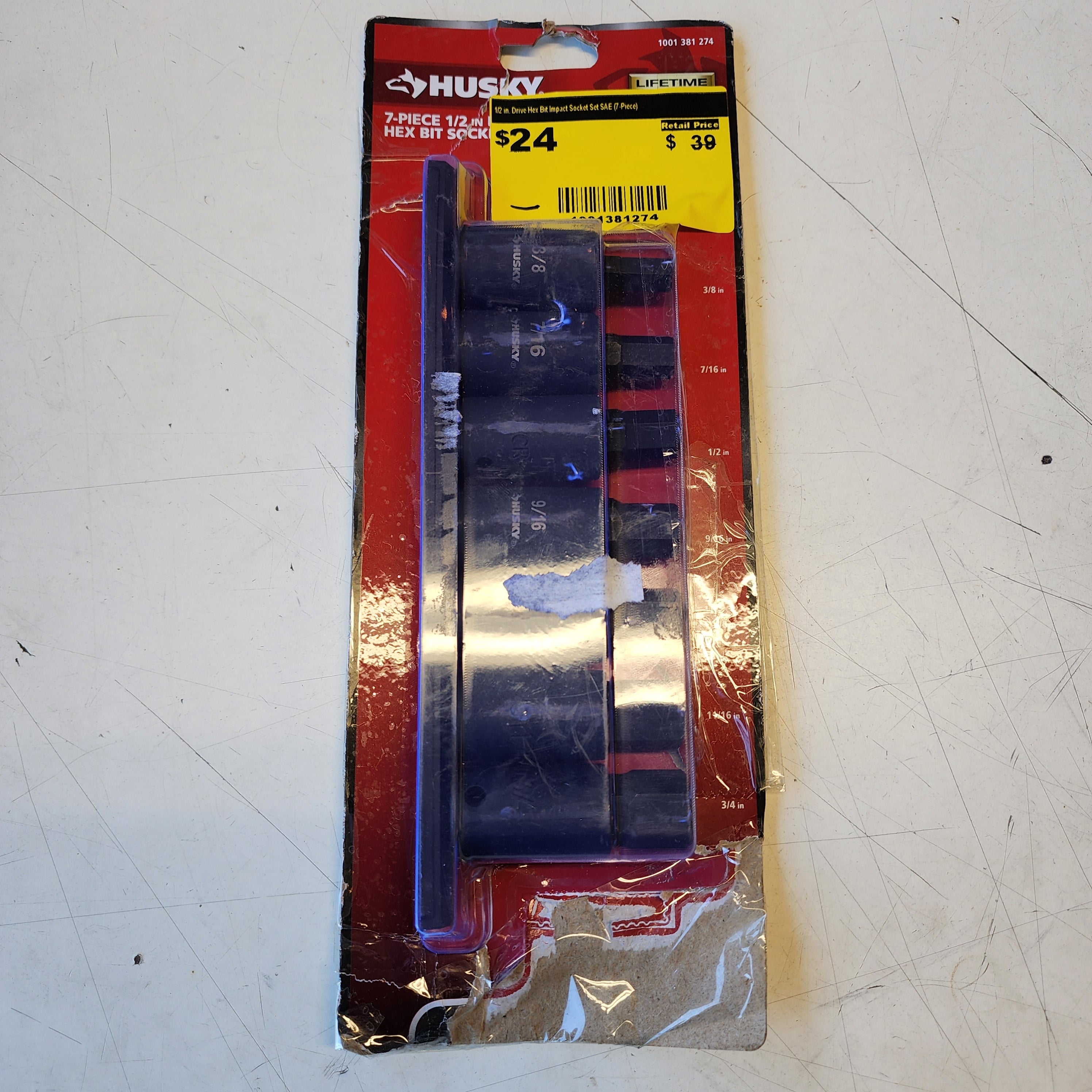 Husky heavy duty socket set SAE