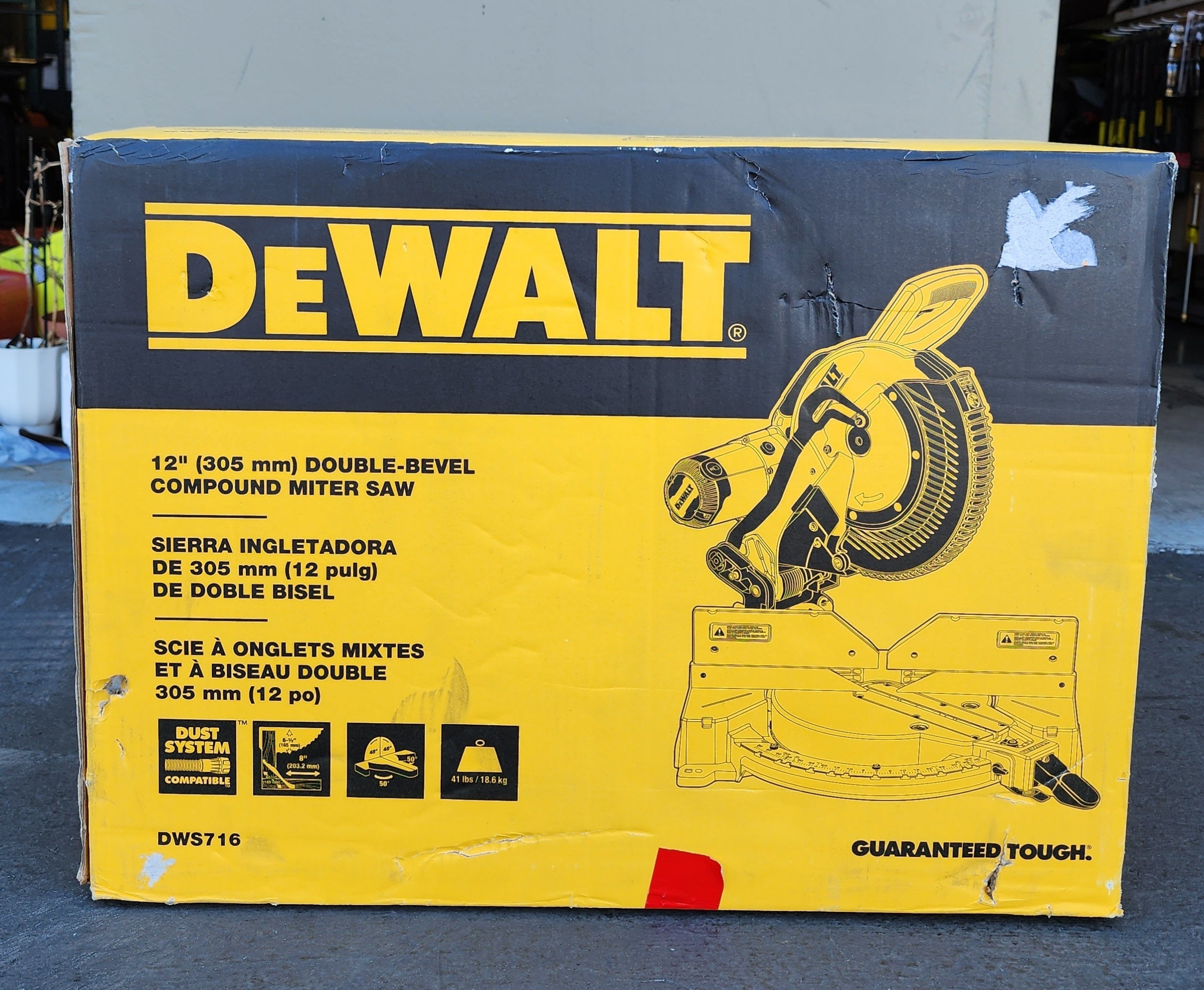 DEWALT 15 Amp Corded 12 in. Compound Double Bevel  #condition_open-box