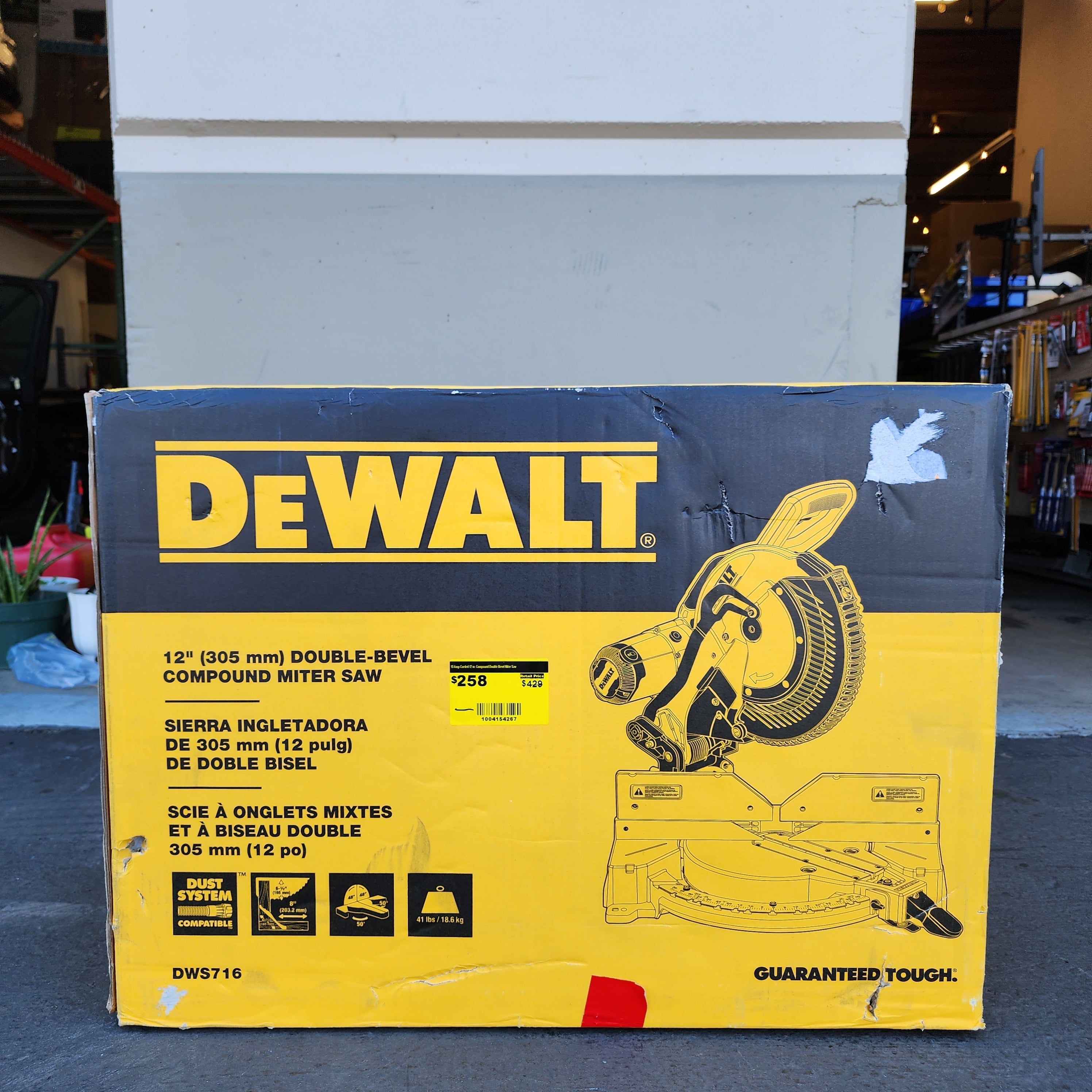 DEWALT 15 Amp Corded 12 in. Compound Double Bevel  #condition_open-box