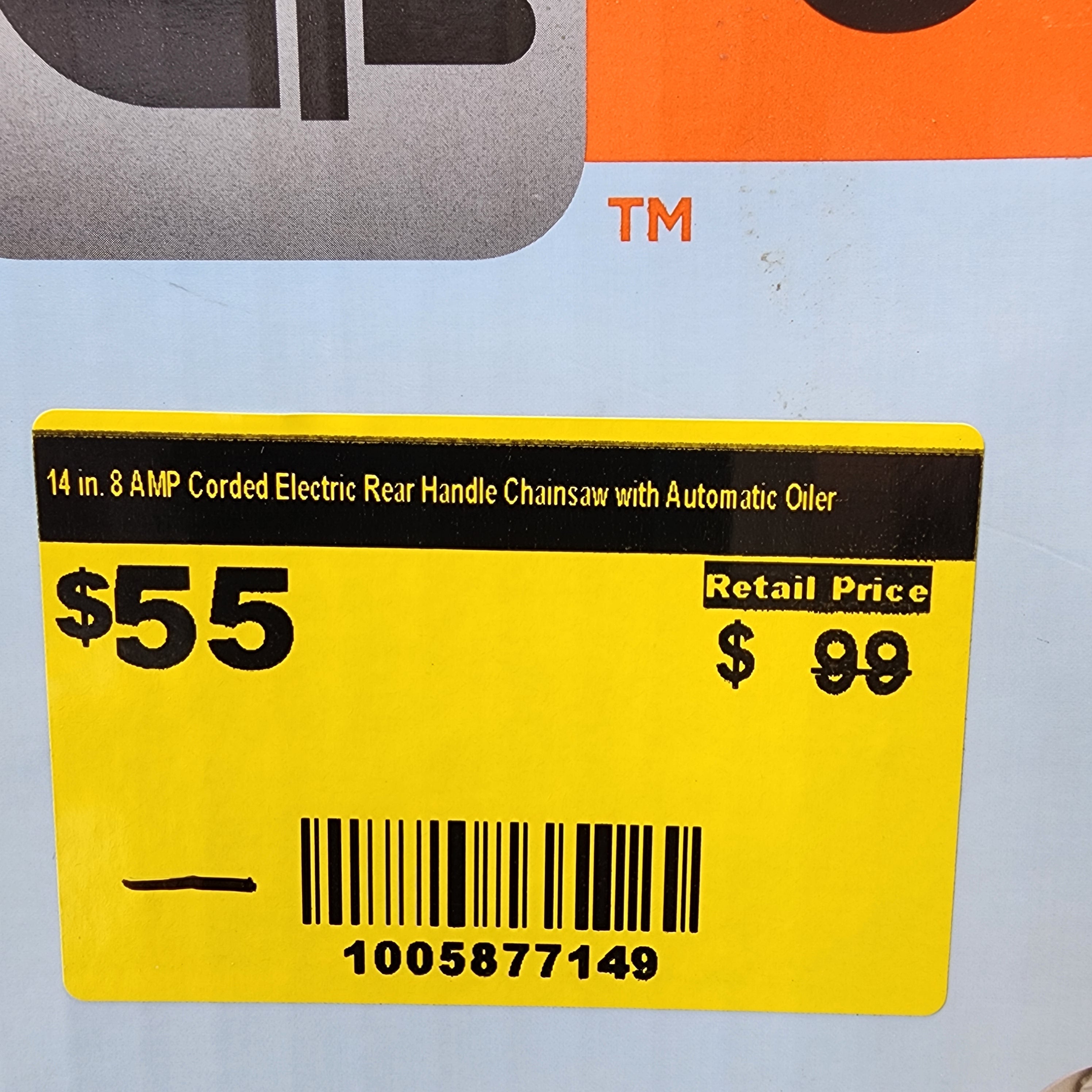 BLACK+DECKER 14 in. 8 AMP Corded Electric Rear Han #condition_open-box