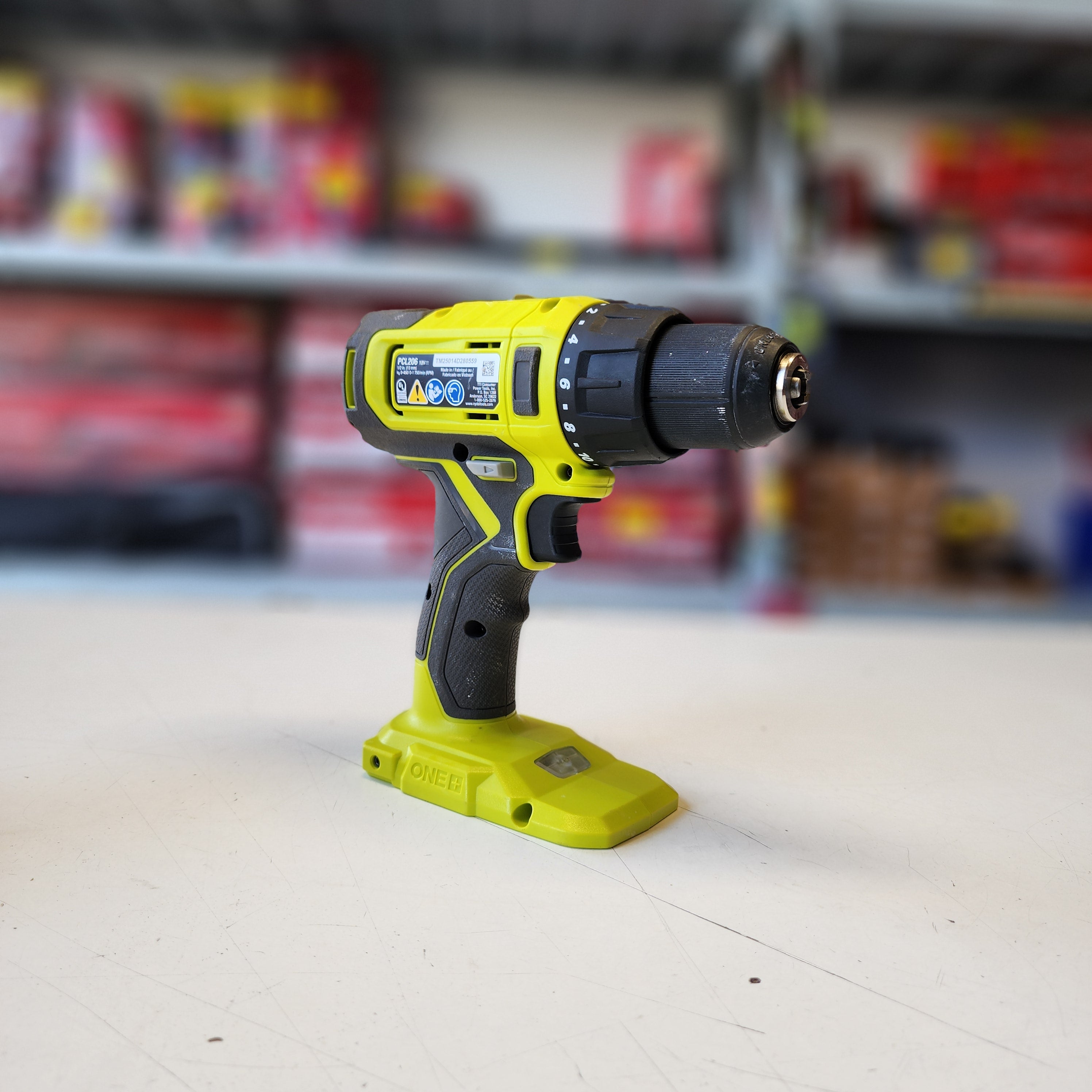 RYOBI PCL206B cordless 1/2 in drill driver 18V tool only