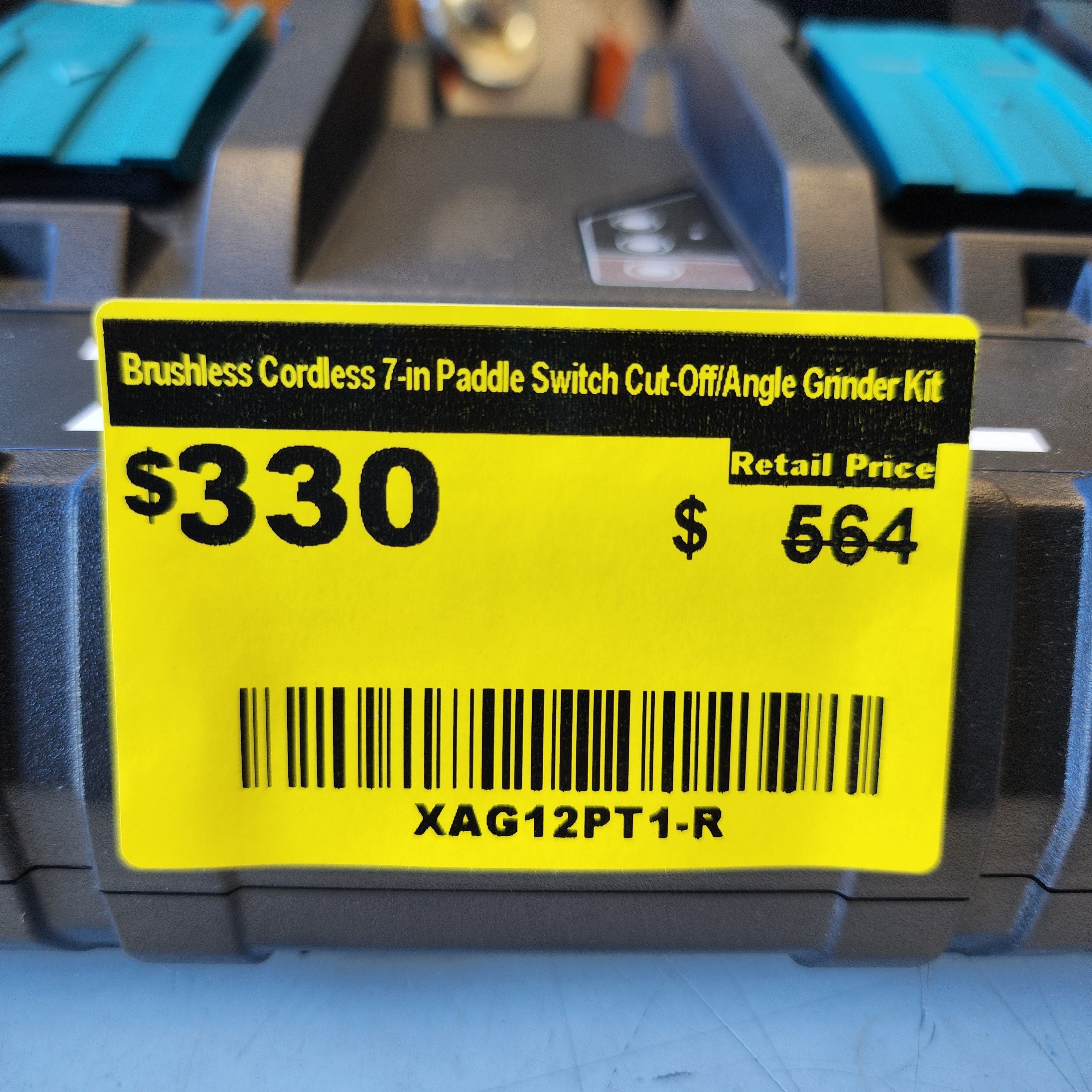 Makita 18V X2 LXT brushless angle grinder kit 7 inch heavy duty grinder