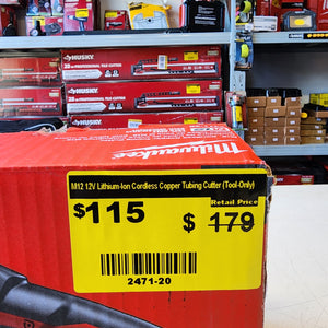 Milwaukee M12 12V Lithium-Ion Cordless Copper Tubi #condition_open-box